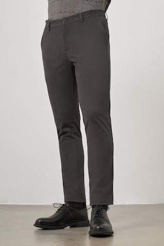 İmza Koyu Antrasit Düz Gabardin Slim Fit Casual Pantolon 1003245102 Koyu Antrasit