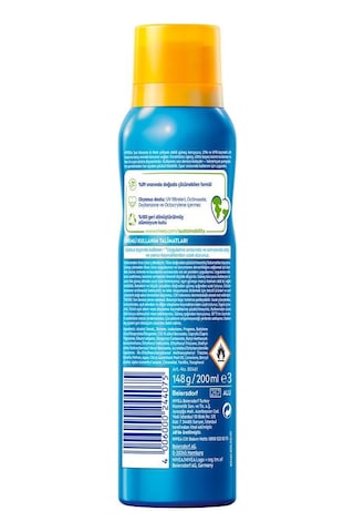 Sun Spf50 Güneş Koruyucu Ve Ferahlatıcı Vücut Spreyi 200ml,tere Ve Suya Dayanıklı,hızlı Emilir