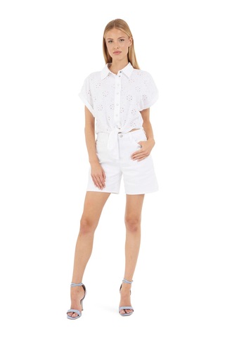 Guess New Ss Brigitte Kadın Slim Fit Gömlek G011