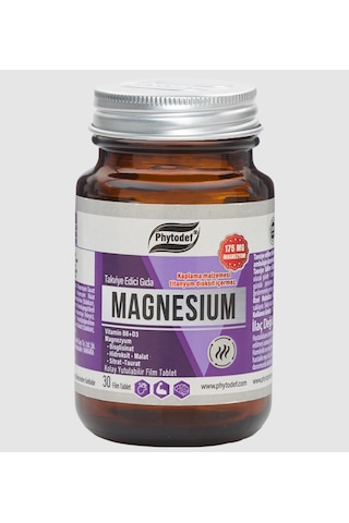 Phytodef Kalsiyum Magnezyum Çinko 60 Tablet + Phytodef Magnezyum B6 D3 30 Tablet