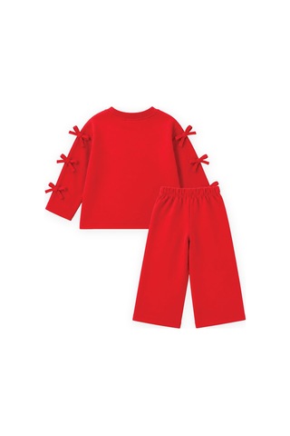 Cigit Mevsimlik Sweatshirt Takım 8-12 Yaş Kırmızı