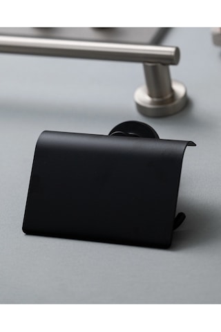Tecno Black Tuvalet Kağıtlık - Mat Siyah Mat Siyah