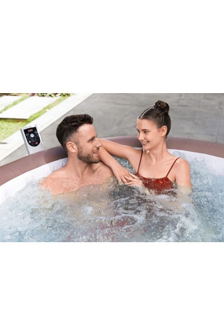 Lay-z-spa 6001g Hawaii Smart Airjet Enerji Tasarruflu Şişme Spa Havuzu, Mobil Uygulama Kontrollü, 4-6 Kişilik Mor