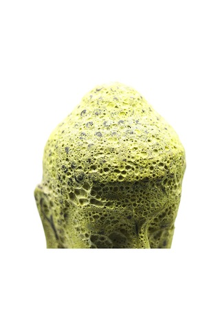 Buddha Heykel Büst Sarı Orta Boy