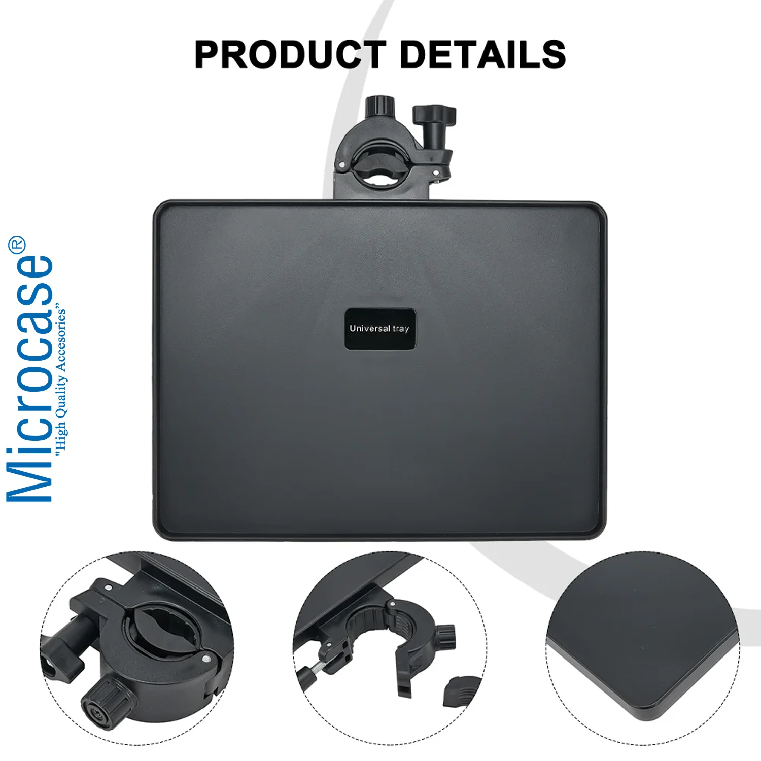 Microcase Tripodlara Monte Universal Sehpa Notebook Mikrofon Kitap Vb Malzeme Rafı 220x165mm - Al5288