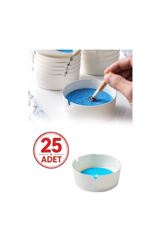 Omilife 25'li Su ile Aktifleşen Jel Küllük Kullan At Kul ve Koku Emici Pratik Küllük