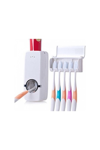 Diş Macunu Sıkacağı Fırçalık Çok Renkli