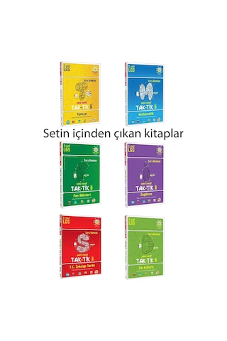Tonguç 8. Sınıf Taktikli Soru Bankası Tüm Dersler Seti