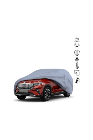 Togg T10x 2023- Araba Brandası Miflonlu 4 Mevsim Oto Branda