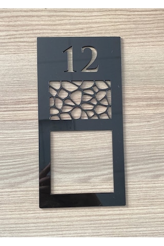 Daire Kapı Numarası Zil Priz Çerçevesi