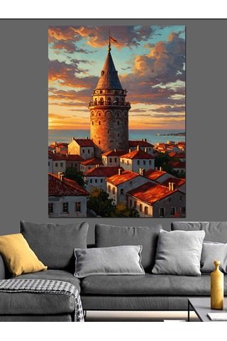 Ahşap Tablo Dalında Taze Mor Üzüm Salkımı
