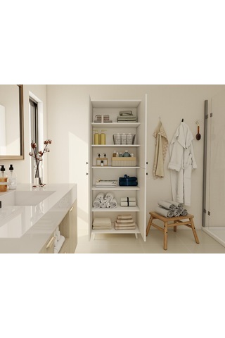 Vadi Çok Amaçlı Beyaz Renk Dolap Beyaz - Beyaz