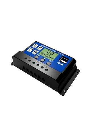 Electric 3 Aşamalı Pwm Şarj Kontrolü, 30a Güneş Şarj Kontrol Cihazı, Ev Ve Sokak Lambaları İçin