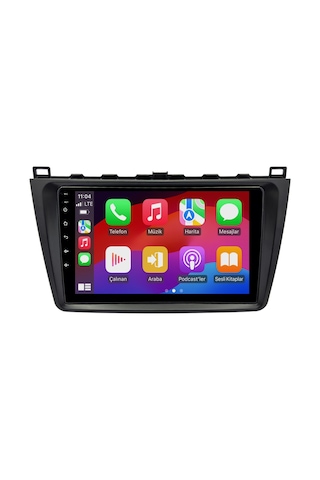 Mazda 6 Android Multimedya Sistemi 2009-2011 8gb Ram, 64gb Hafıza, Bluetooth, Carplay & Android Auto Kamera 9"