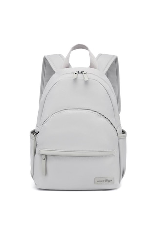 Smart Bags Twill Dimi Kumaş Kadın Sırt Çantası 3326 GRİ
