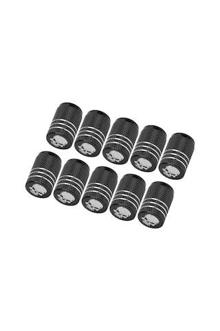 Lemestar Zinc Alloy Skull Tire Valve Caps 10 Adet - Evrensel Uygulama, Toz/su Koruma, Araçlar İçin Stili Ve Dayanıklılığı Birleştirir
