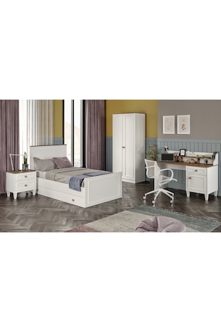 Smart M Genç Odası %100mdf Beyaz