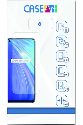 Realme 6 ile Uyumlu Ekran Koruyucu Kırılmaz Cam