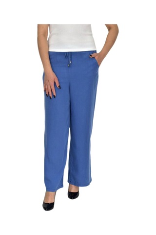 Baglan Kadın Lastikli Bol Pantolon Bgl-st04646 İndigo