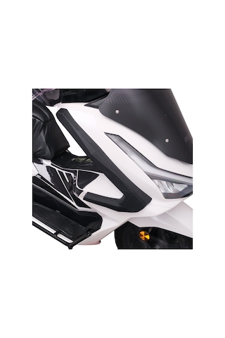 GP Kompozit Honda PCX 125 / 150 2025 Uyumlu Üst Bacak Koruma Siyah