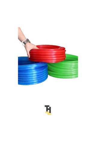 1/2 Silikonlu Dayanıklı Bahçe Hortumu 100 Metre Mavi