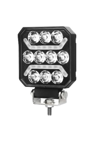 15w Kare 10 Ledli Sis Farı Off Road Çalışma Tekne Lambası