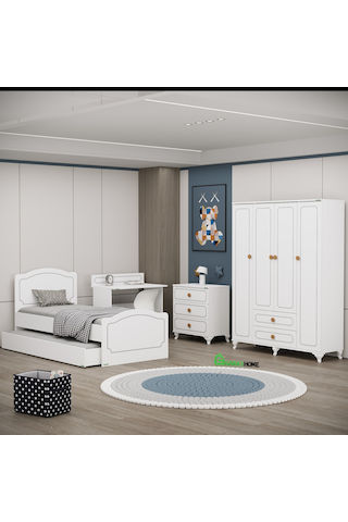Garaj Home Yaren 4 Kapaklı Genç Odası Takımı Diğer