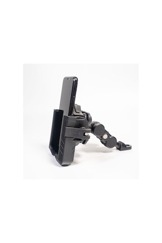Motosiklet Telefon Tutucu Ayna Bağlantılı Anti Shock 4 Yastıklı Motor Telefon Tutucu