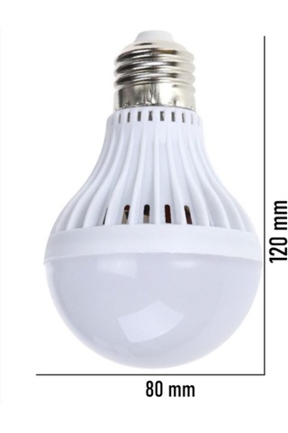 Şarjlı Akülü 15w Beyaz Işık Led Ampul-1 Adet