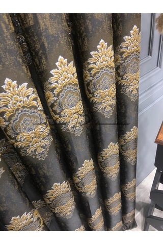 Fon Perdetaç Marka Claose Desen Damask Motifli Fon