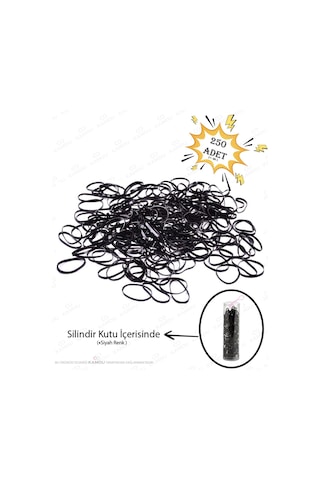 1 Paket 250 Adet Perma Lastiği, Örgü Lastiği, Lastik Toka, Çocuk Toka, Kutulu Lastik Toka