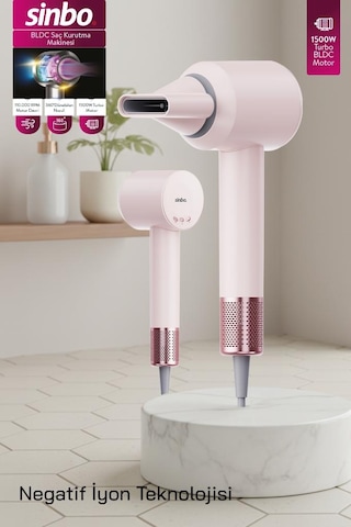 Sinbo Shd-1739 1500 W Pembe Saç Kurutma Makinesi