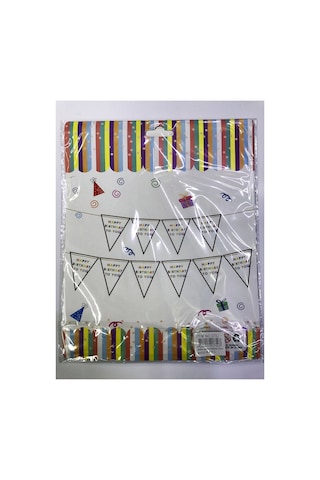 Happy Birthday To You Flama Bayrak Süs - Doğum Günü Flaması - Pakette 10 Adet 0 - 99