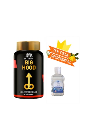 Altın Kapak Erkekler Için Yeni Erkek Performans Intimify Bıg Hood 30 Kapsül Diğer
