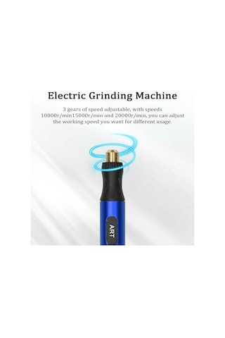 Youtek Usb Şarjlı 3 Hızlı Mini Elektrikli Gravür Kalemi - Tırnak, Metal Ve El İşleri İçin Kompakt Taşlama Aleti