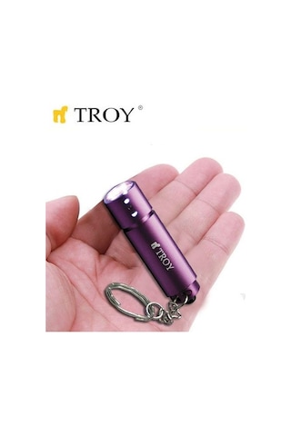 Troy 28086 Mini El Feneri Ve Anahtarlık Mor