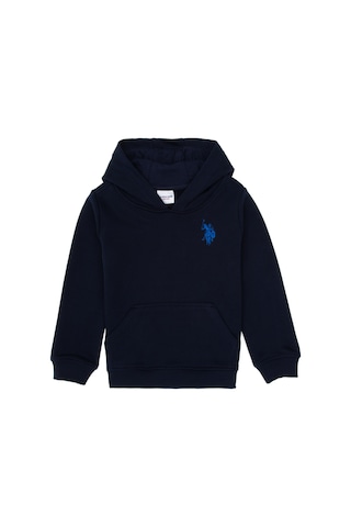 U.S. Polo Assn. Erkek Çocuk Lacivert Basic Kapüşonlu Sweatshirt 50313980-VR033