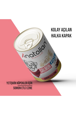 Anatolian Premium Somonlu Ezme Yetişkin Köpek Konservesi 24 X 400 G