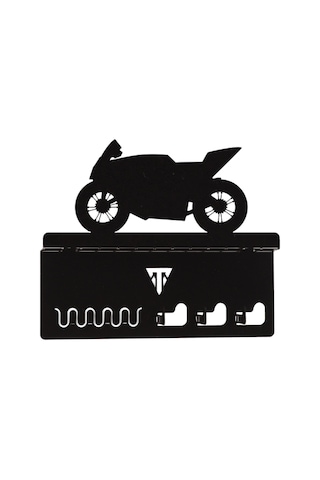 Torque-MX Metal Dekoratif Anahtar Askısı EA11 Siyah