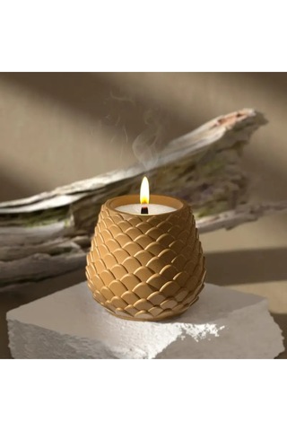 Kozalak Mum Silikon Kalıp S943