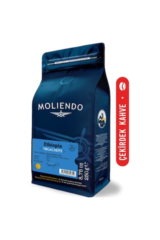 Moliendo Ethiopia Djimmah Yöresel Çekirdek Kahve 250 G