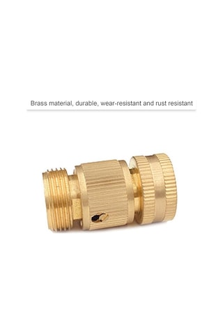 Pazly 3/4 Pirinç Hortum Bağlantısı - Su Geçirmez, Dayanıklı Bahçe Hortumu Diğer