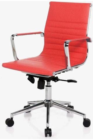 Aykanoffice Aykan Ofis Riva Kırmızı Çalışma Koltuğu