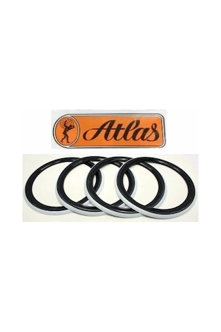 Oto Lastik Yanağı 16 Jant Siyah Beyaz 4 Adet Atlas