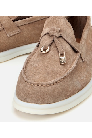 Hotiç Kadın Deri Bej Loafer 01ayh311600a310 Bej
