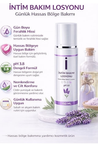 Intim Genital Bölge Akıntı , Yanma Ve Koku Gidermeye Yardımcı Losyon 150 Ml