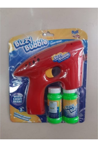 Otomatik Işıklı Büyük Pilli Köpük Baloncuk Tabancası