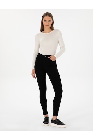Pierre Cardin Kadın Siyah Pantolon Jean 50317996-vr046 Siyah
