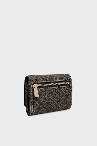 Tommy Hilfiger Logo Monogramlı Fermuarlı Cüzdan Kadın Cüzdan Aw0aw18998 0gj Siyah SİYAH