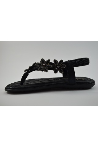 Beety Ts-402 Siyah Kadın Sandalet Siyah